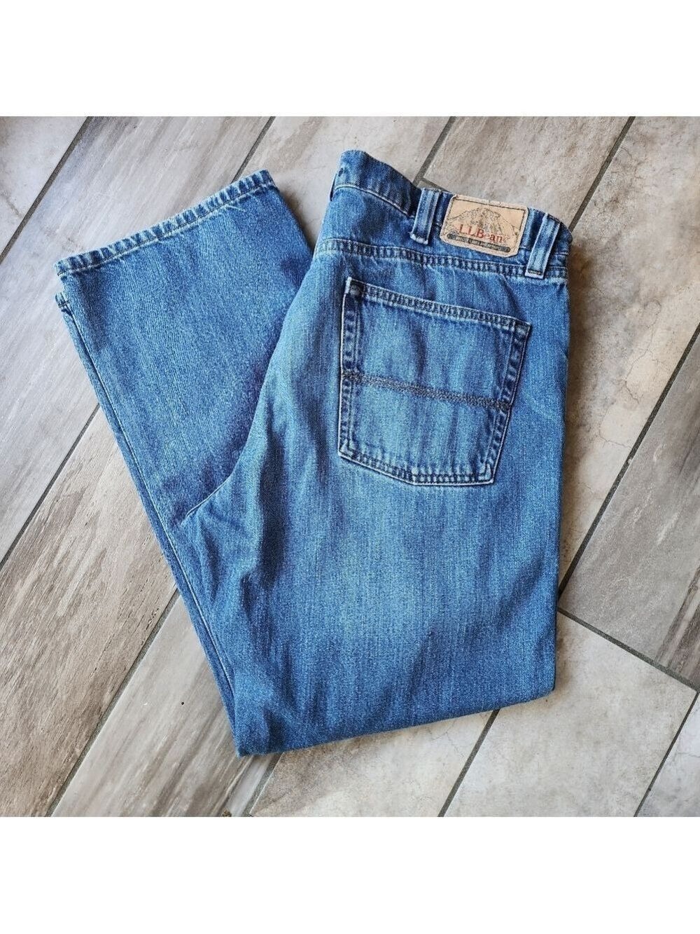 L.L.Bean 1912 Standard Fit Men's Blue Jeans